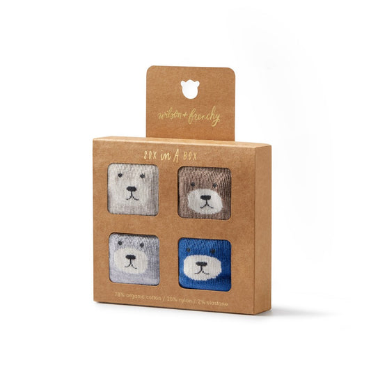 Organic 4 Pack Baby Socks