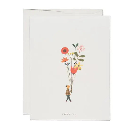 Long stem thank you card