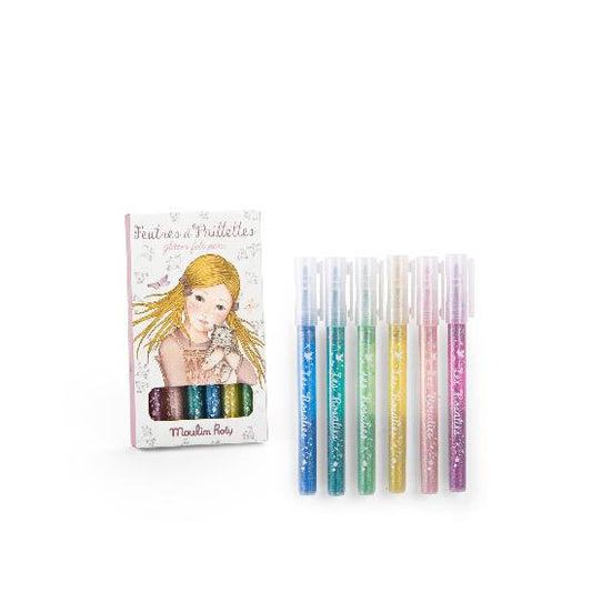 les rosalies - glitter felt pens