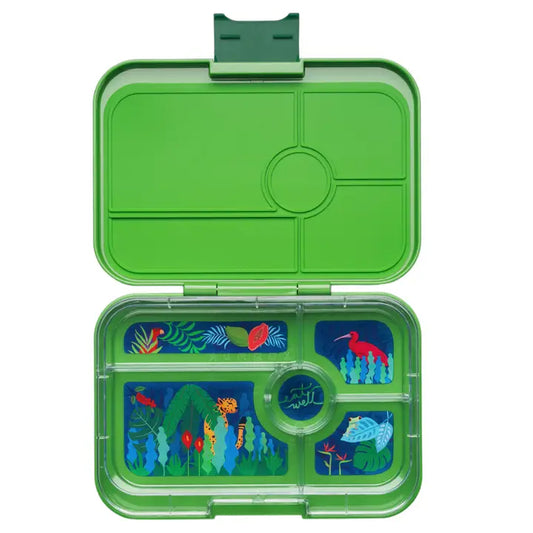 bento box tapas - jurassic green