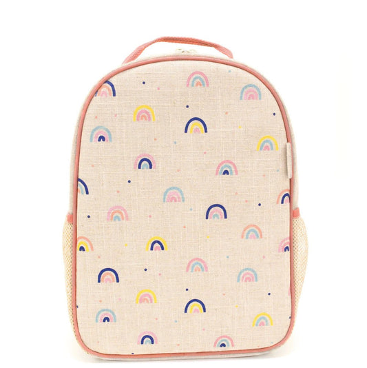 toddler backpack - neo rainbows