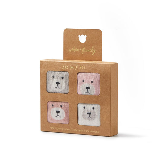 Organic 4 Pack Baby Socks