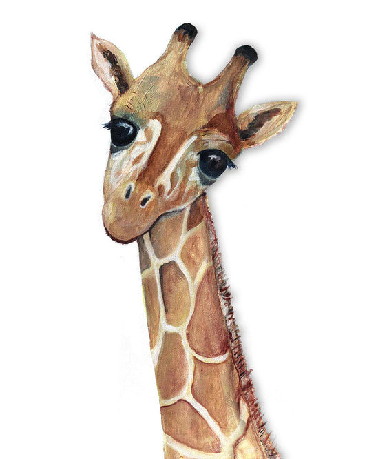 mini note card - giraffe
