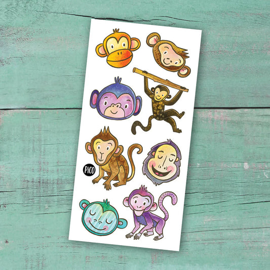temporary tattoos - monkeys