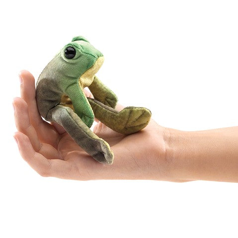 finger puppet - sitting frog