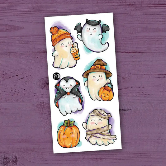 Temporary Tattos - Halloween Ghosts