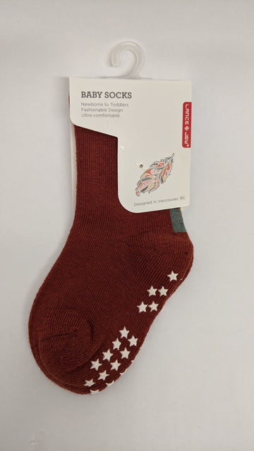 classic socks - rust