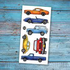 temporary tattoos - classic cars