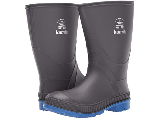Stomp Rain Boots - Charcoal Blue