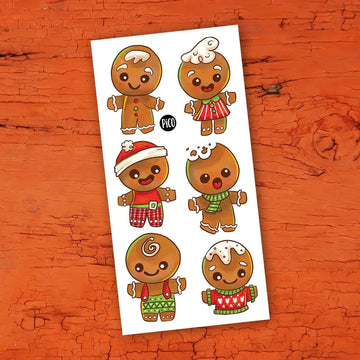 Temporary Tattoos - Gingerbreads
