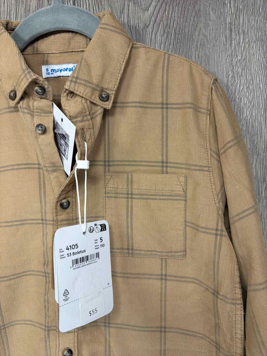 Mayoral Size 5y Shirt
