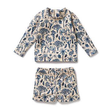Jungle rashie swim set