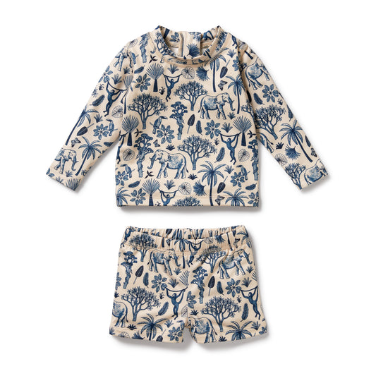 Jungle rashie swim set