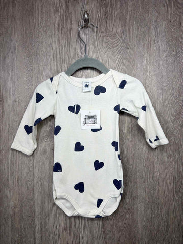 Petit Bateau Size 3-6m Onesie
