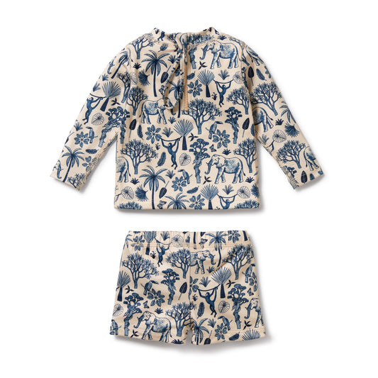 Jungle rashie swim set