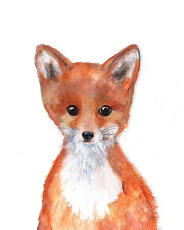 mini note card - fox