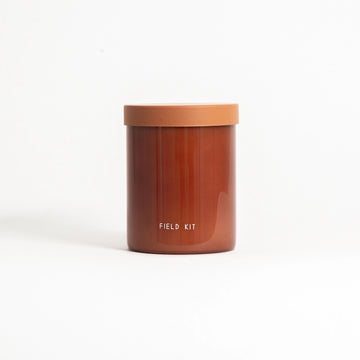 Glass Candle - The Professor, earl grey & apple