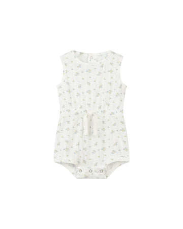 Maisie Romper - Ivory floral