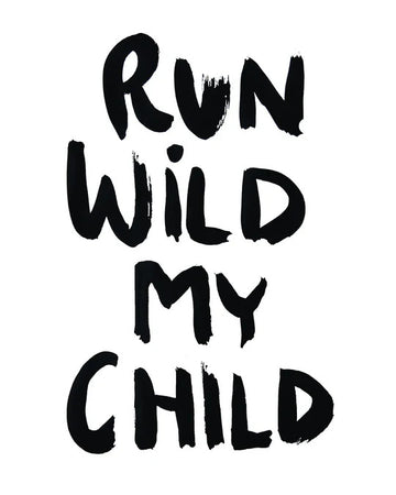 mini note card - run wild