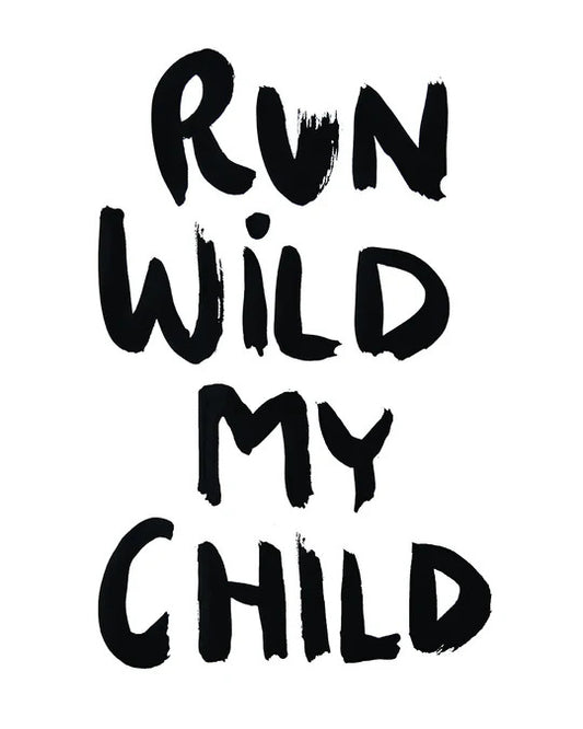 mini note card - run wild