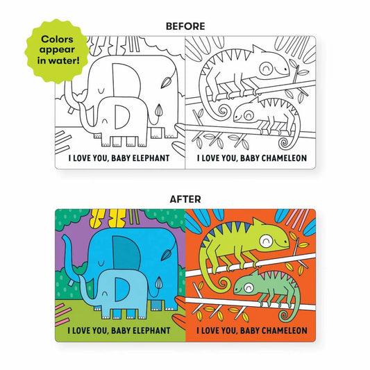 I love you, baby - Color magic bath book