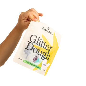 Natural glitter play dough - Unicorn