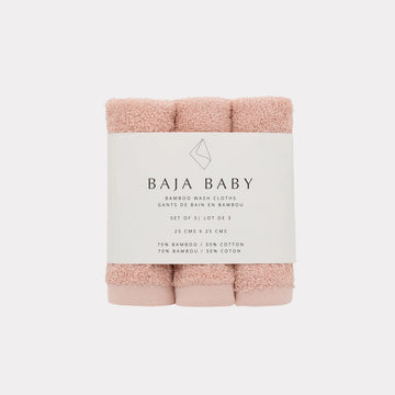 Wash Cloth 3 pack - Rose