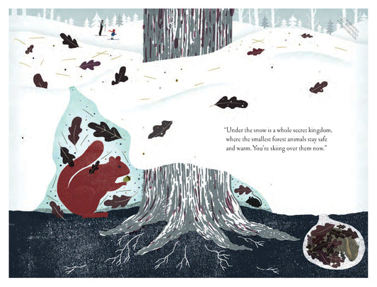 Over and under the snow (paper back soft )