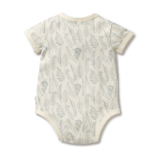 Organic bodysuit - New leaf