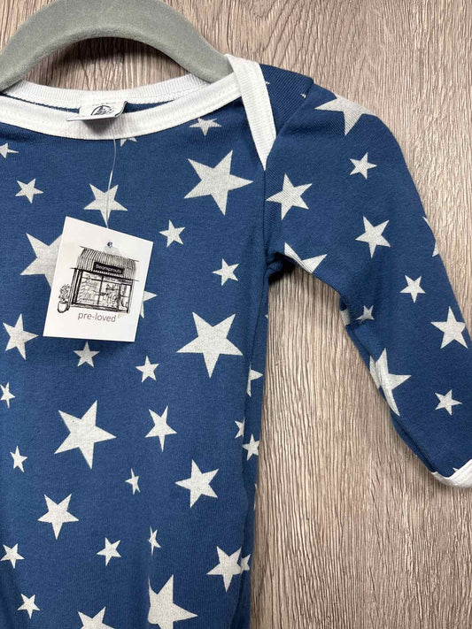 Petit Bateau Size 3-6m Onesie