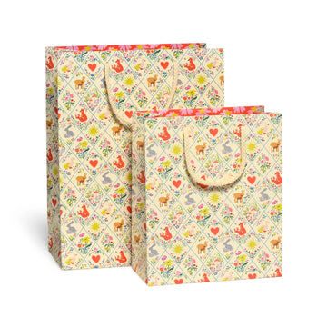Woodland critters - gift bag medium