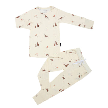 pocket jogger pajamas - bunnies