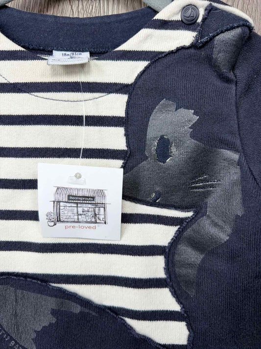 Petit Bateau Size 12-18m Shirt