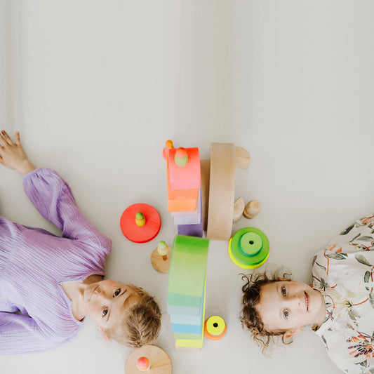 conical tower - neon pink