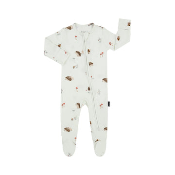 Footed Zipper Sleeper - Hedgehogs