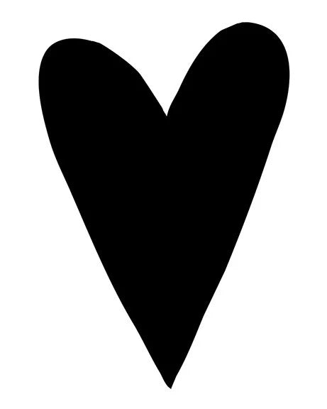 mini note card - heart
