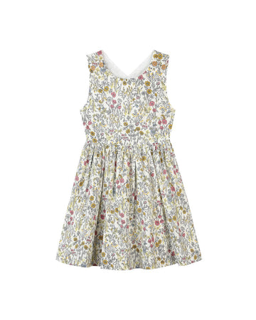 Tilly Dress - Yellow Meadow floral
