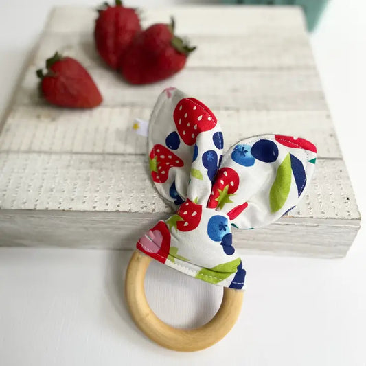 teething ring - summer berries