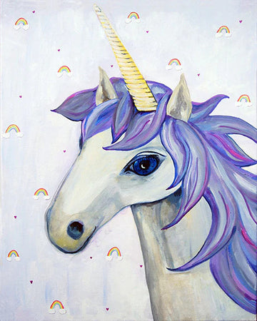 Mini note card - Unicorn