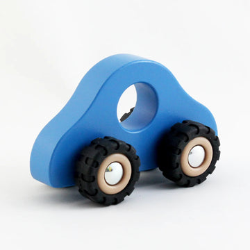 Wooden Car - Blue