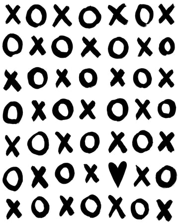 mini note card - xo