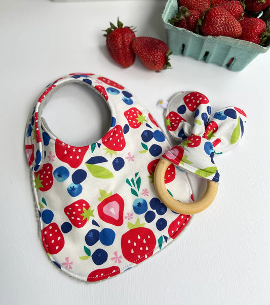 teething ring - summer berries