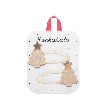golden xmas tree clips