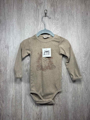 Wheat Size 9-12m Onesie