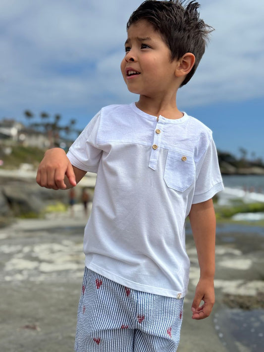 Boardwalk Henley Shirt - White