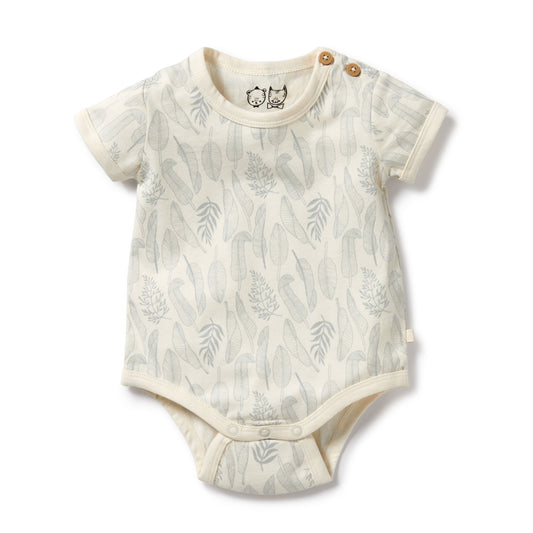 Organic bodysuit - New leaf