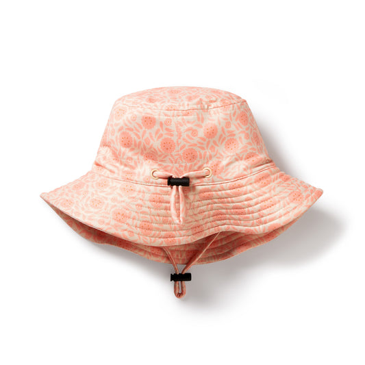 Amelie floral - swim sun hat