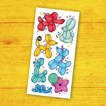 temporary tattoos - balloons