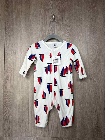 Petit Bateau Size 3-6m Romper