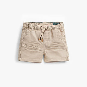 Beige denim shorts